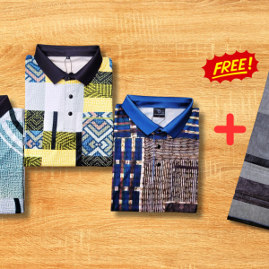 CD (34) 3pcs china polo with lungi